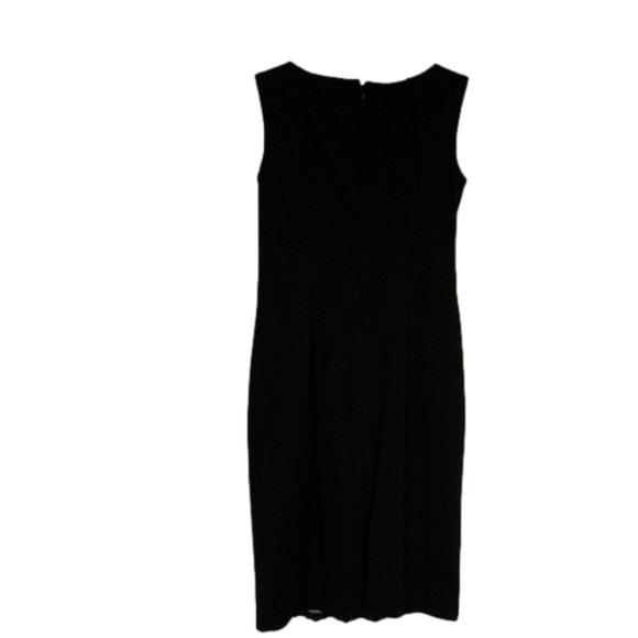 Cleo Classic Black Dress with Lace Front Detail Fully Lined Size 2 - Picture 2 of 9